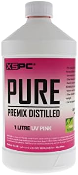 Xspc puro premix destilado pc refrigerante, 1 litro, rosa UV