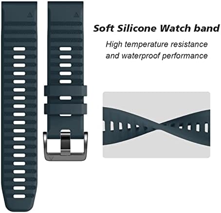 Wikuna 20 22 26mm Strap de liberação rápida para Garmin Fenix ​​7 7x 7s Smart Watch Band Wirstband Strap