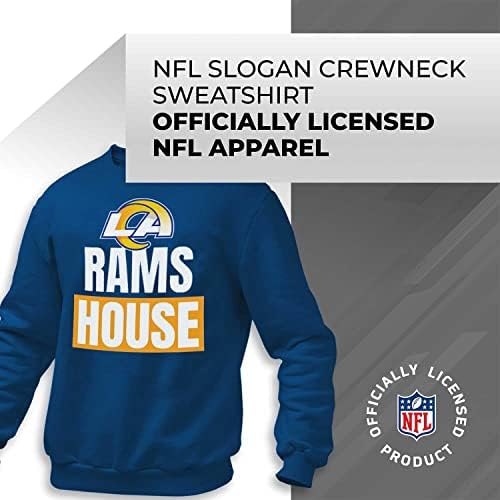 Sorto da tripulação do slogan da NFL, vestuário de slogan oficial, pullover de lã de lã para homens