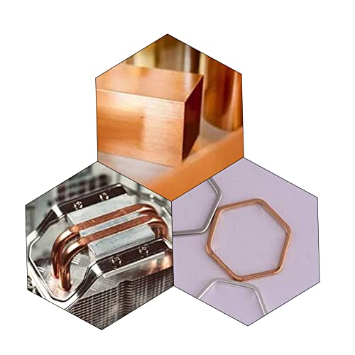 Tynox 1/4 × 0,8 × 8 Barra plana de cobre pura, 3Ga 99,9% de folha de ânodo de cobre, 110 tira