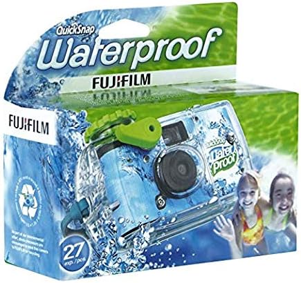 Fujifilm Snap rápida impermeabilizada 27 exposições de 35 mm de câmera 800, 1 pacote + pano de microfibra de