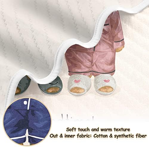 Clante de arremesso de bonecas fofas de algodão para bebês, recebendo cobertor, cobertor leve e macio para