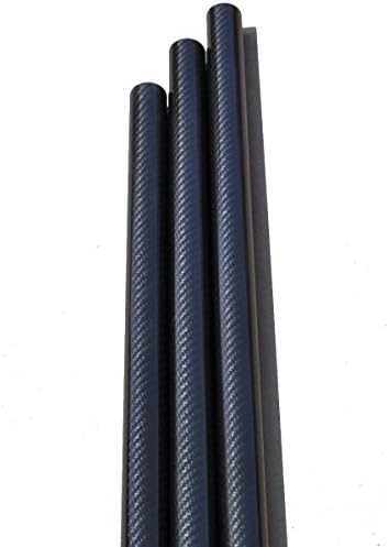 Tubo de fibra de carbono dos EUA 3k OD 18mm x ID 14mm 15mm 16mm 17mm x 1000mm Comprimento Composite de carbono/tubos.