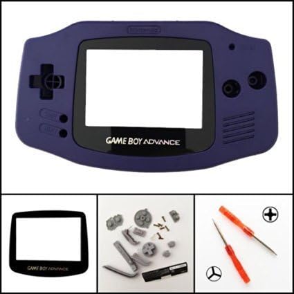 Pacote de capa de capa de casca de casca de gametown para Nintendo Gameboy Advance GBA Reparação Parte