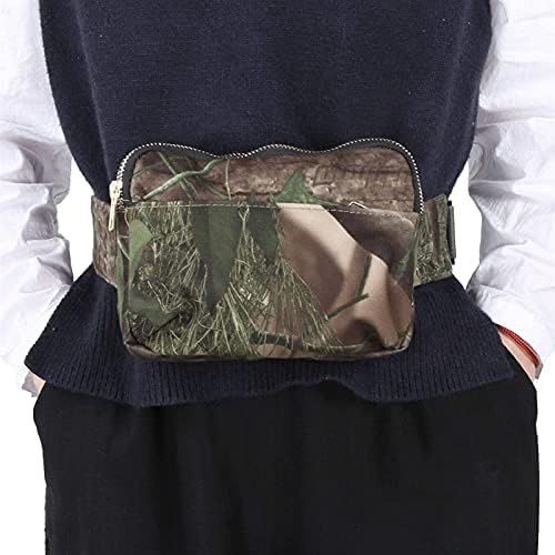 Saco de cinto Aoof, 7x5,5 polegadas ao ar livre Camuflagem militar Saco de cinto da cintura para camping viagens