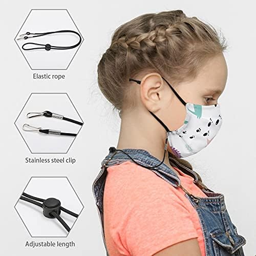 Ztpic Unissex Child Soft Stretch reutilizável 10pcs máscara de face para crianças máscara de face