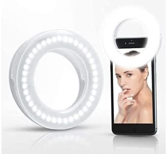 36 LED Light Ring Suplementar Selfie Lighting Night ou Darkie Selfie, aprimorando a fotografia com iPhones e