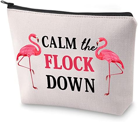 Presente engraçado de flamingo acalmar o rebanho de bolsa cosmética Flamingo Diversão Flamingo Party Gift