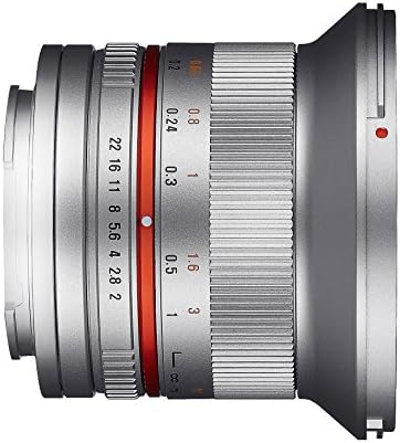 Samyang 1220506102 12 mm f2.0 lente de foco manual para a Sony -e - prata