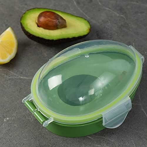 Bestonzon aguacate 3pcs abacate economiza recipientes de refrigerador de frutas de alho abacate armazenamento