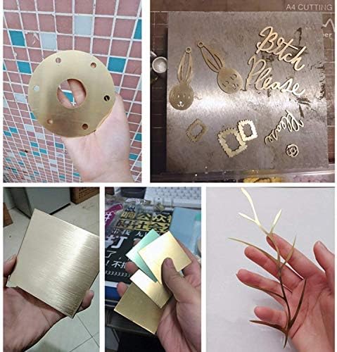 Folha de cobre Jiuyue, 10 PC, para DIY, artesanato, reparos, esmaltação, placa de latão elétrica