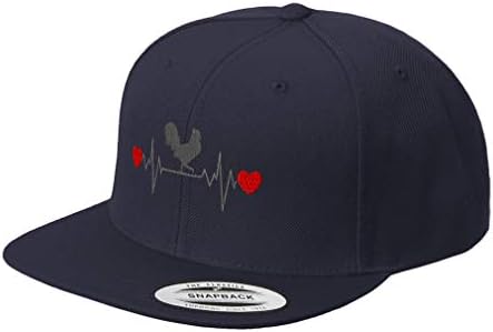 Snapback Baseball Hat Rooster Lifeline B Bordado de bordado acrílico Snaps um tamanho