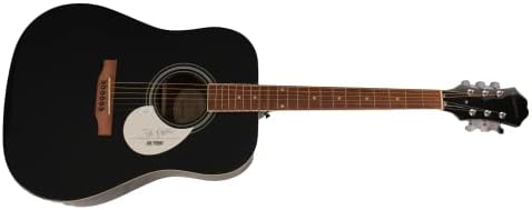 Joe Perry assinou autógrafo em tamanho grande Gibson Epiphone Guitar Guitar w/ James Spence Autenticação
