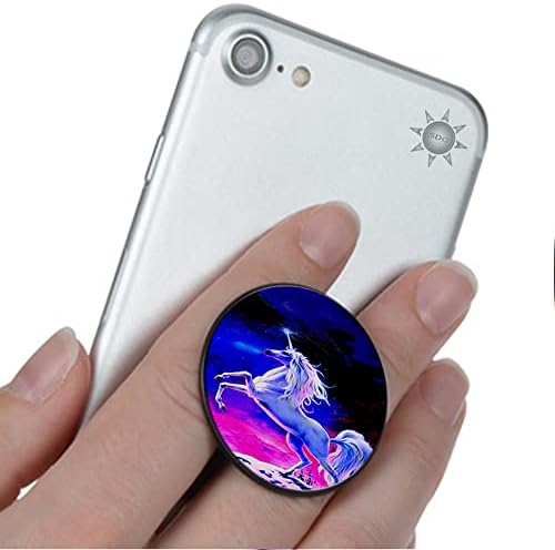 Unicorn Rainbow Moon Phone Grip Cellphone Stand Cits Iphone Samsung Galaxy e mais