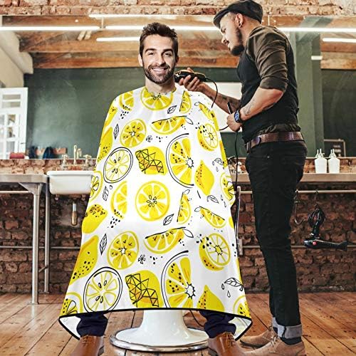 VISESUNNY barbeiro capa abstrato de limão de limão