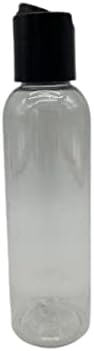 Fazendas naturais 4 oz Cosmo BPA BPA Garrafas grátis - 6 Pacote de recipientes reabastecíveis vazios - Óleos