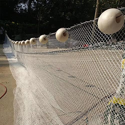 Cinghi lusso pesca arrasto rede de nylon feito à mão fez peixes duráveis ​​na lagoa de pesca de pesca de pesca de