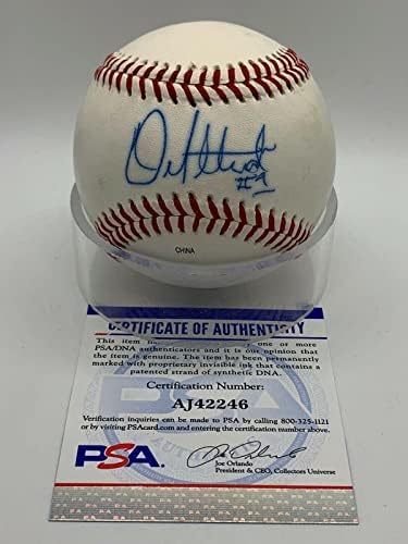Orlando Hudson assinou o Autograph Official International League Baseball PSA DNA - Bolalls autografados