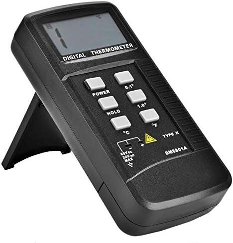 UXZDX CuJux portátil DM6801A Termômetro LCD Display Digital Termômetro K-tipo K Termômetro de temperatura