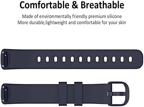 3 faixas de embalagem para Fitbit Inspire 3, Silicone Fitness Sport Wrist para mulheres