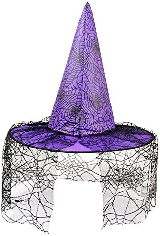 Decorativo não props Bruxa para adultos chapéu de chapéu de chapéu tecido de Halloween Caps de beisebol Capinho