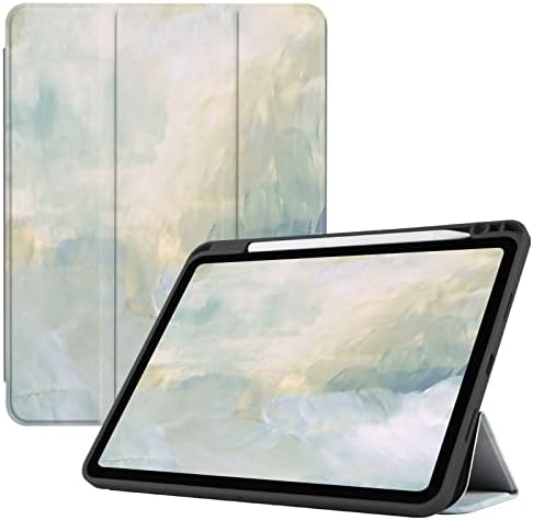 Caixa para iPad 10,2 polegadas com porta-lápis, tampa de tablet à prova de choques de choques, despertar/sono