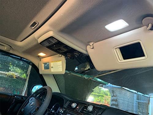 Kit de luzes LED interiores brancos Brishine para Toyota Highlander 2014 2015 2017 2018 2019