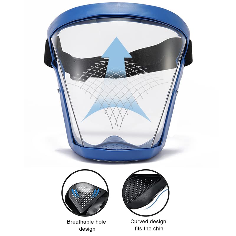 Super protetora escudo facial anti-gole de face completa de alta definição protetora protetora protetora protetora