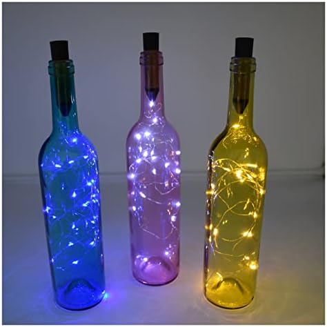Mini luzes decorativas de cortiça para garrafa de vinho 2m 20 Vinho de vinho LED LUZES DE CORTULA