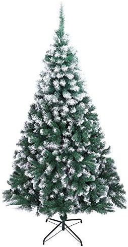Árvore de Natal de PVC branca de 7 pés de 7 pés de 7 pés 870 galhos