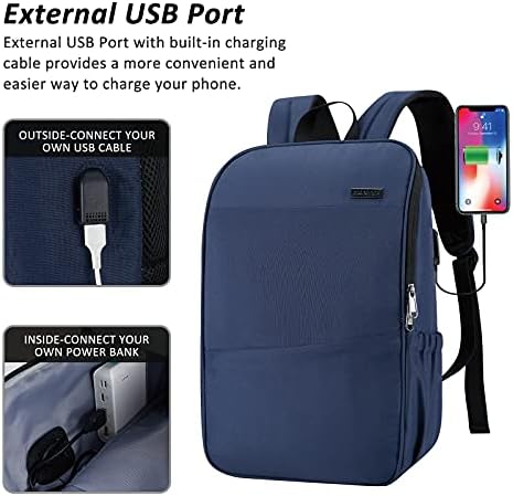 Mochila de backpack de laptop de maxtop com carregamento USB porto anti-roubo [resistência à água] Work Backpack