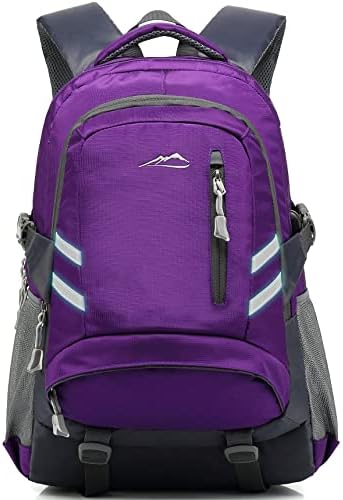Backpack Bookbag para viagens de laptop da faculdade, Fit Laptop até 15,6 polegadas Multi compartimento
