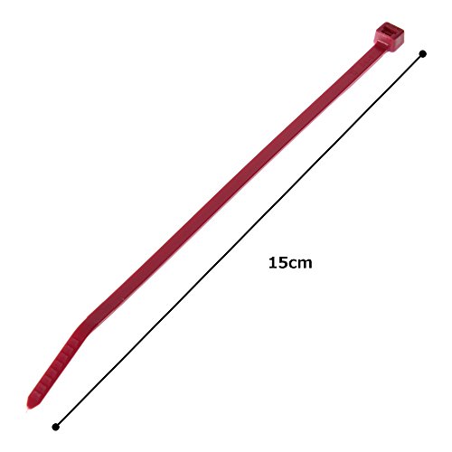 Panduit PLT4H-TL2 TAY, pesado de luz, nylon 6.6, 14,5 polegadas de comprimento, vermelho