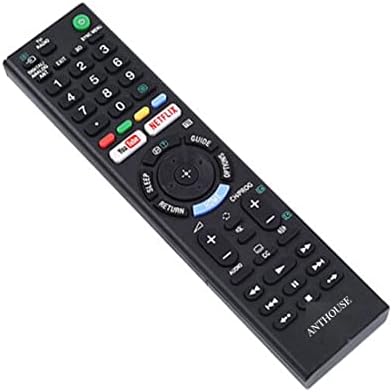 Anthouse Universal Remote Control para Sony-TV-Remote, Substituição para todos os Smart Smart TVs Smart Smart