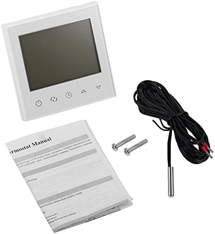 Digital LCD Display Controlador de temperatura ambiente Termostato NTC Tela toque Tela de toque LCD Programável