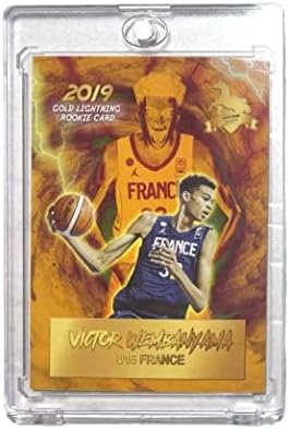 2019 First Gold Lightning H.S. Victor Wembanyama Rookie RC Limited Ed. 1500 feitos