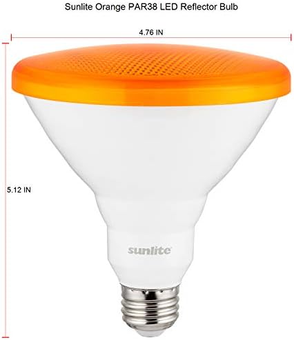 Sunlite 80555-Su LED LANGA LANGEM PAR38 LUZ SPOT, 12 watts, Base média, feixe de inundação de 35 °, decorativo,