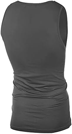 Ymosrh Men's Workout Shirts Home Outdoor Fashion Casual Basic Basic Loose Respirável Tampo de tampo de secagem
