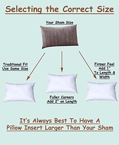 Pillowflex Premium Polyester Pillow Insert - 14 x36 travesseiro - lavável máquina lavável, travesseiro lombar inserto