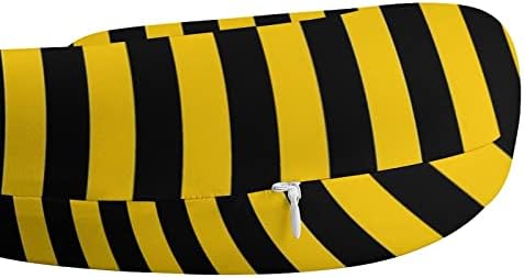 Bumblebee listras travesseiros de viagem e suporte de pescoço de almofada em forma de espuma