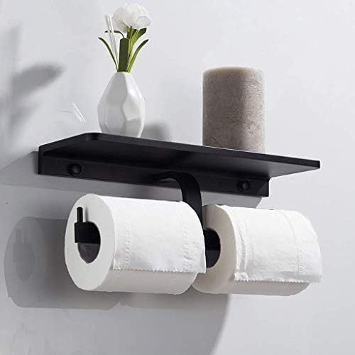 Porta de papel higiênico Jydqm- Suporte de papel higiênico com suporte para o banheiro de armazenamento de