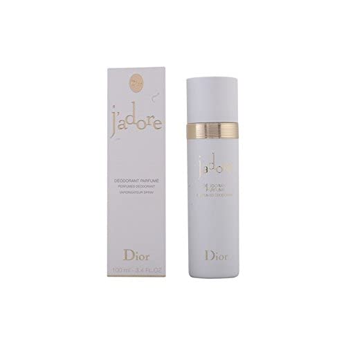 J'adore, de Christian Dior Perfumed Desodorant Spray para mulheres, 3,4 onças / 100 ml