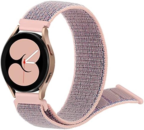 Bandas de nylon para Samsung Galaxy Watch 4 Band 40mm 44mm, Galaxy Watch 4 Banda clássica 42mm 46mm,