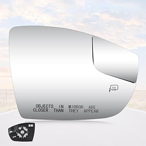 Youxmoto para Ford Focus 2012-2018 Passageiro direito de vista lateral de vista lateral, com suporte