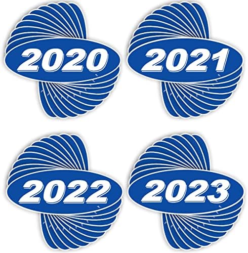 Tags versa 2020 2021 2022 e 2023 Modelo oval Ano de carros Adesivos de janela de carros com orgulho