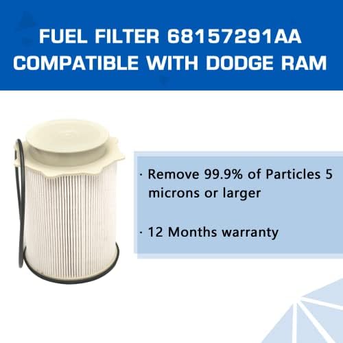 6.7L Cummins Filtro de combustível Filtro de água Kit de filtro de óleo Fit para Dodge Ram 2500 3500 4500