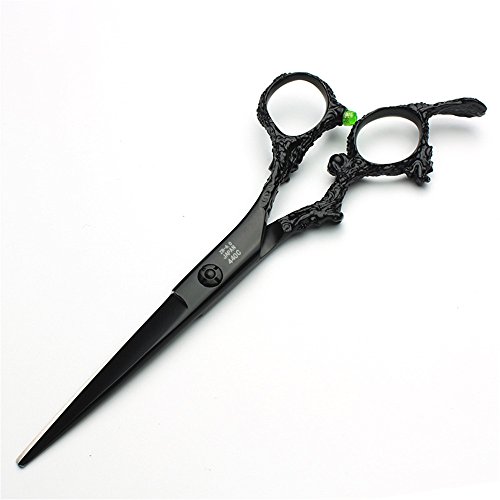 Personalidade de tesoura profissional de 6 polegadas Personalidade Black Barber Scissors Scissors Hair