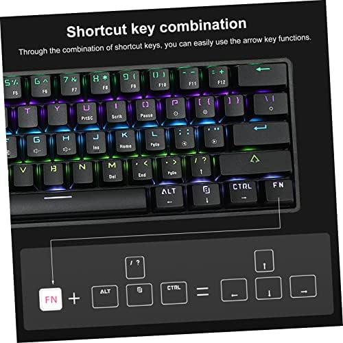 Solustre 61 teclado mecânico teclado para laptop teclado eletrônico teclado sem fio