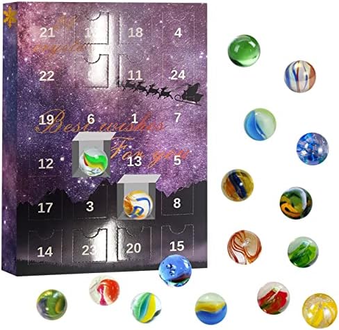 Calendário do advento de pedras preciosas 2022 Calendário do Advento para crianças com 24 pedras preciosas