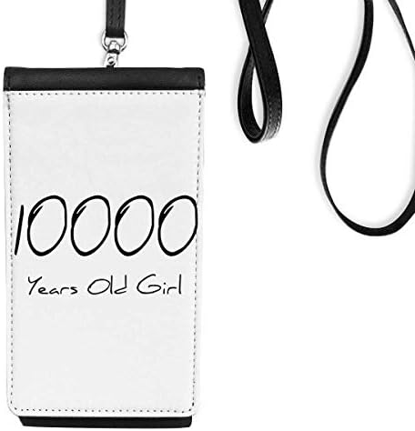 10000 anos de idade, menina de idade, bolsa de carteira para celular pendurada em bolsa preta móvel